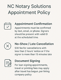 Appointment Policy