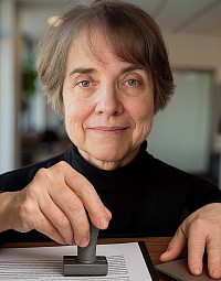 Malinda Kleucker, notary public